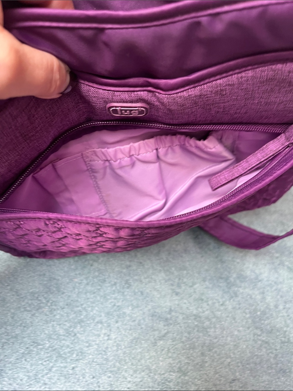 New Lug Concord Purple Wings Bag - Picture 9 of 13